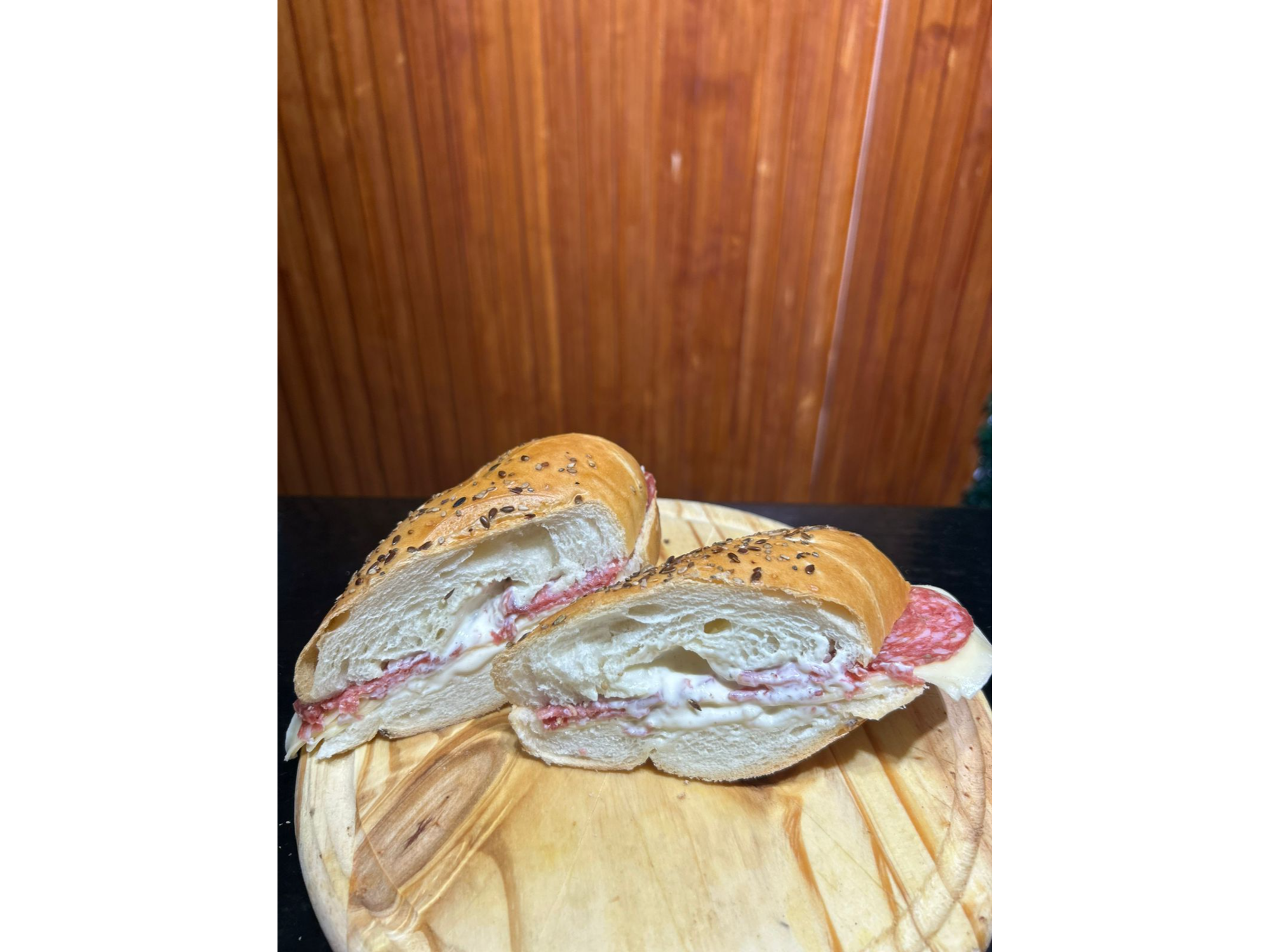 BAGUETTE DE SALAME Y QUESO