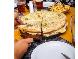 Lomopizza +papas