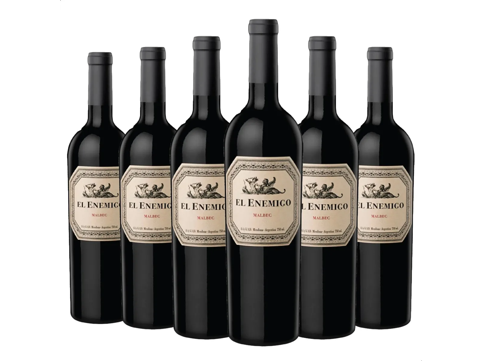 EL ENEMIGO MALBEC 750ml - x 6 UNIDADES