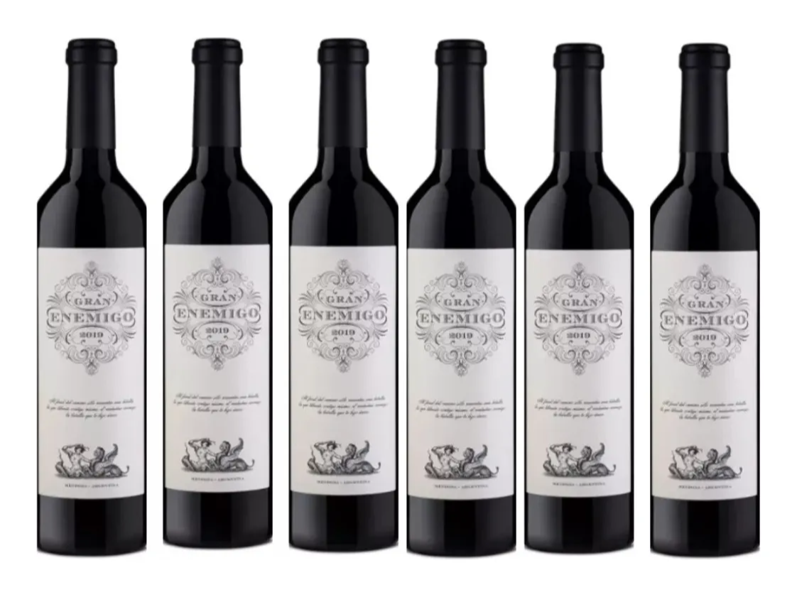 EL GRAN ENEMIGO CORTE  (Cabernet Franc - Malbec) 750ml - x 6 UNIDADES