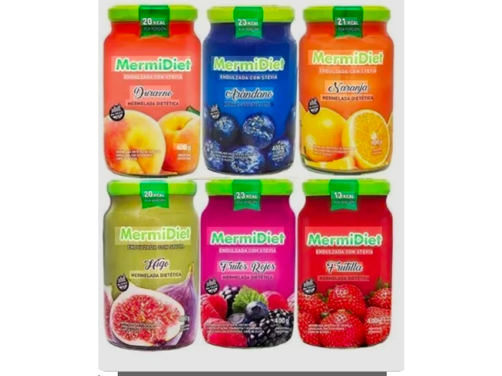 MERMELADA VARIOS SABORES "CERAL LIGHT" X 400Grs.