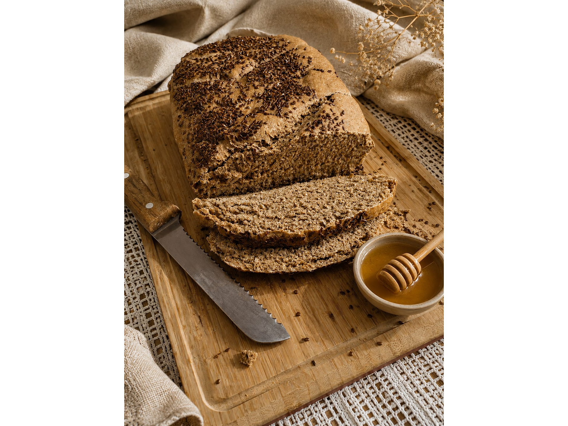 Pan con harina de almendras y semillas 1,5 kg