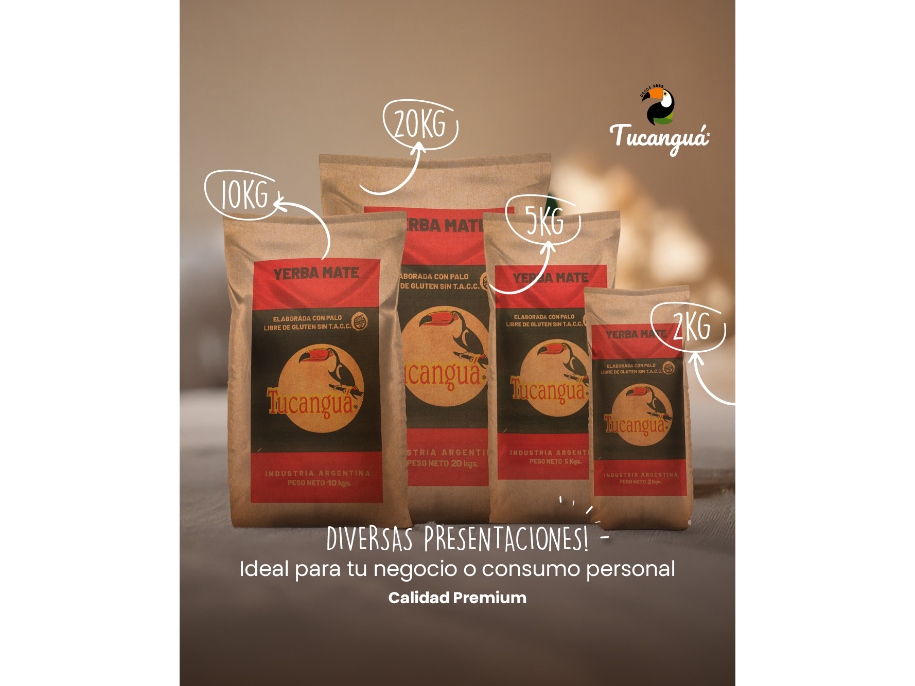 Yerba Mate Tucanguá 2kg