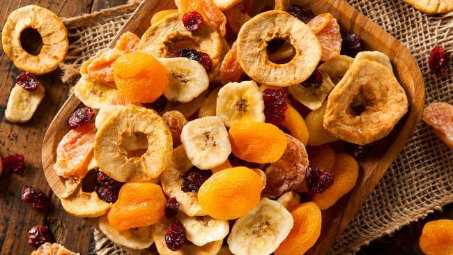 Frutas deshidratadas