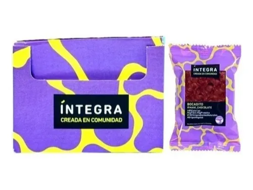 Bocaditos Integra con chocolate y mani