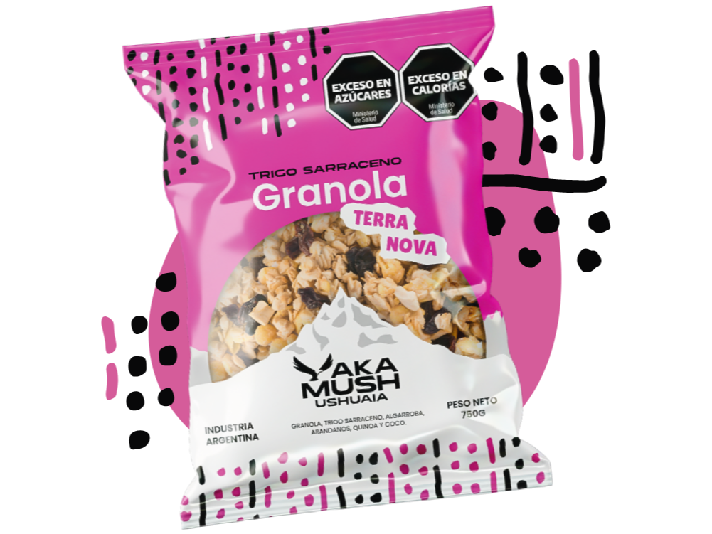 Granola Yakamush Terra Nova (trigo sarraceno) x750g