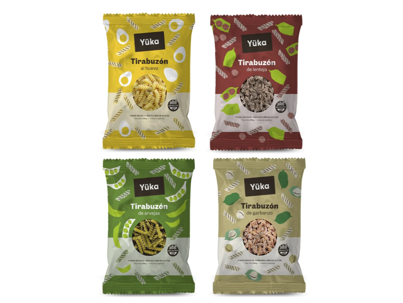 Fideos Tirabuzon Yuka