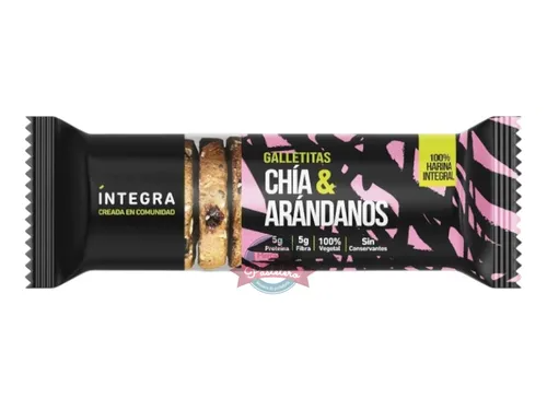 Galleta Integra de arandanos y chia x200g