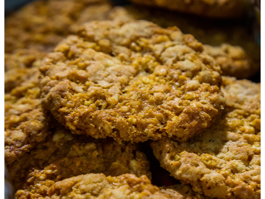 Galletas veganas de avena y miel