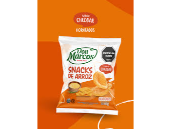 Snacks sabor cheddar