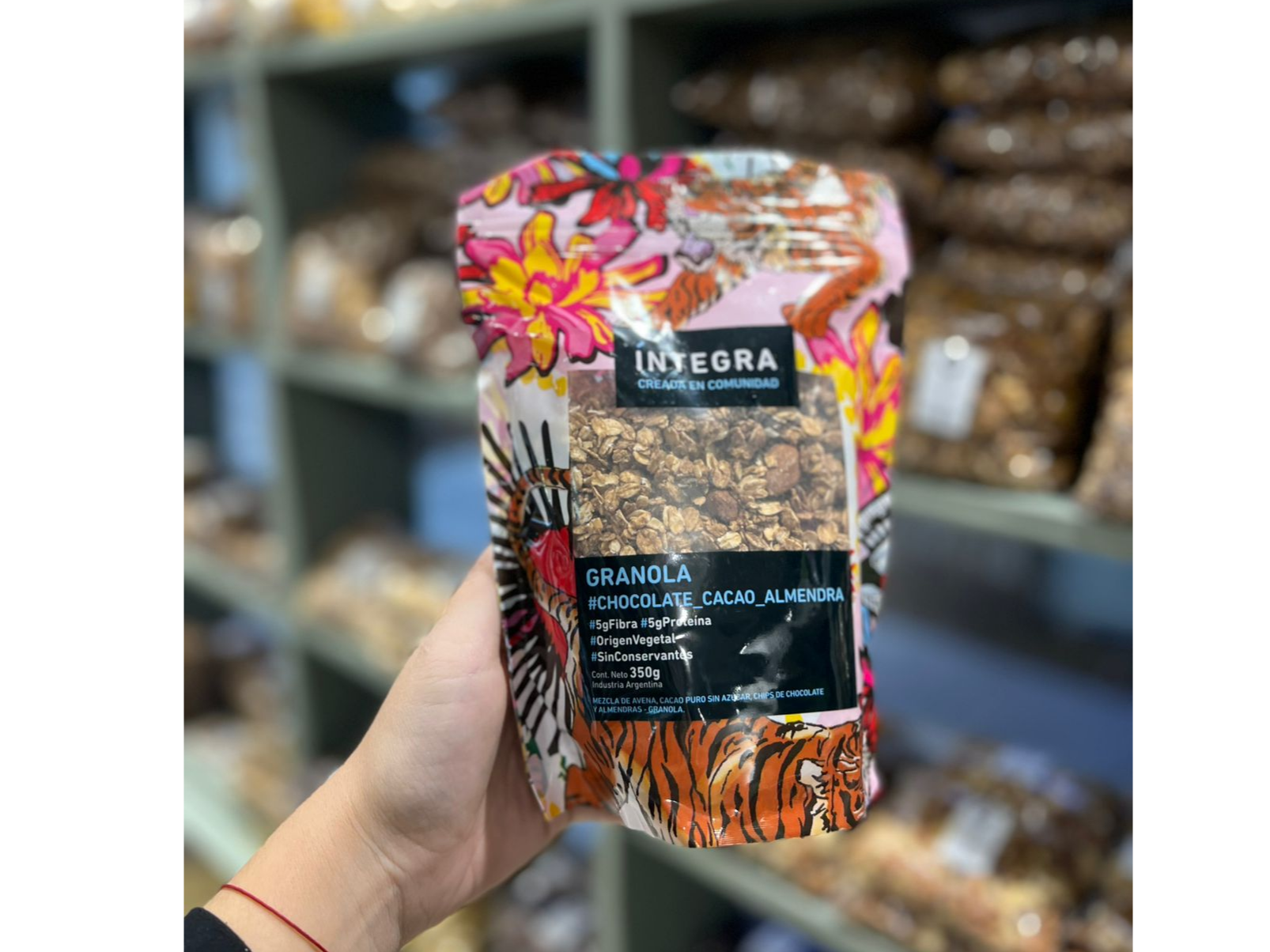 Granola Integra de chocolate x350g