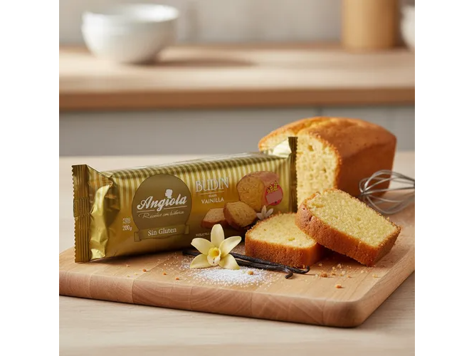Budin angiola sin gluten