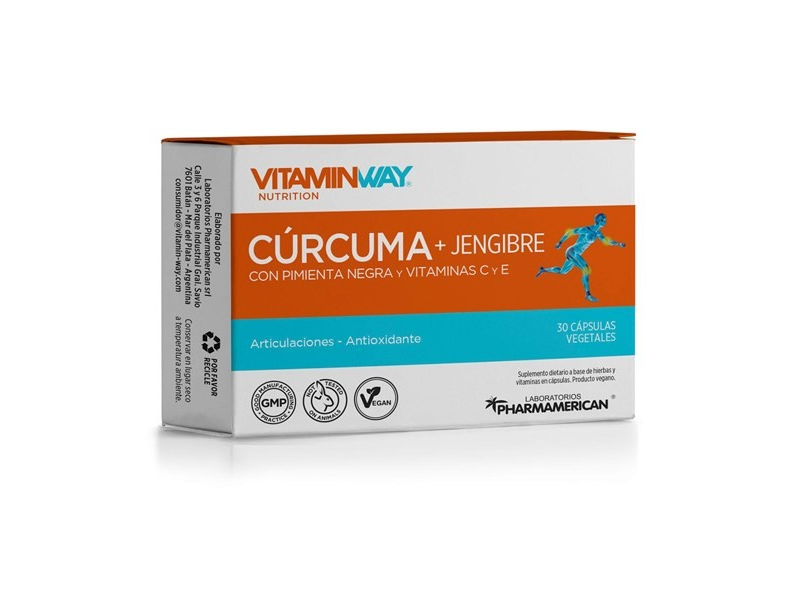 CURCUMA Y PIMIENTA NEGRA X30CAP