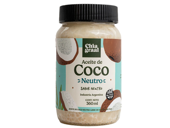 Aceite de coco neutro Chia Graal x360cc