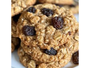 Galletas veganas de avena, pasas y chips