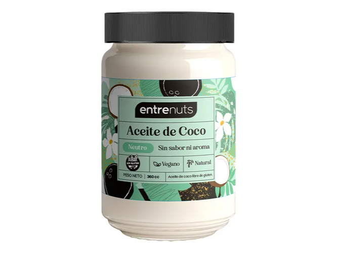 Aceite de coco neutro Entre Nuts x360cc