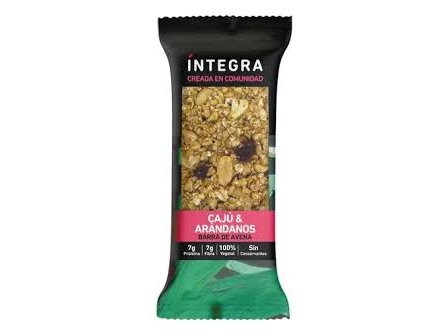 Barrita Integra de caju y arandanos