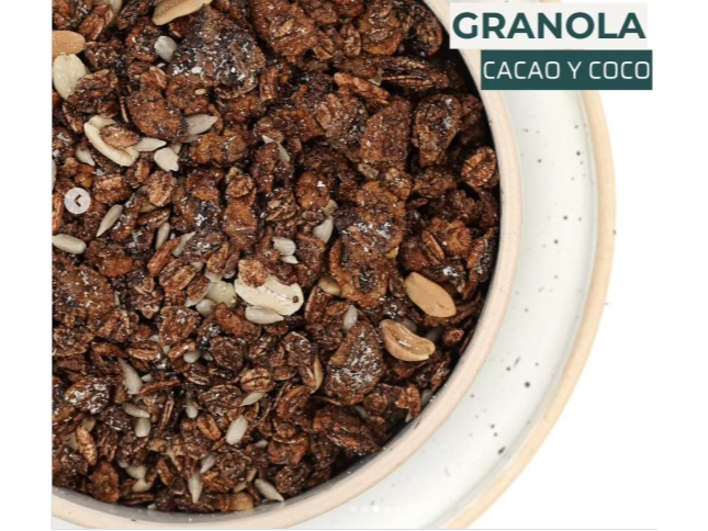 Granola cacao y coco de Buen Habito - Almacen Saludable