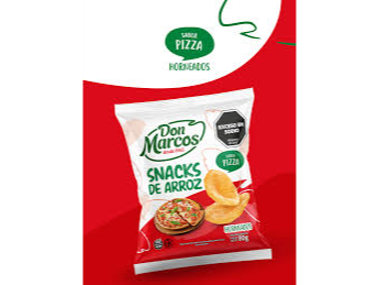 Snacks sabor pizza