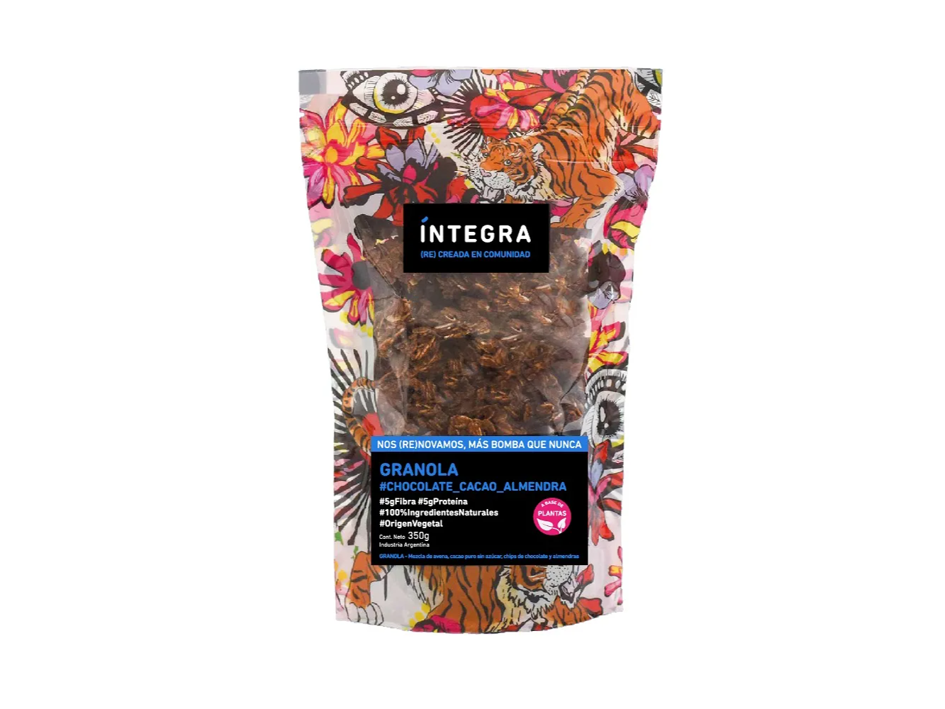 Granola Integra de chocolate x350g