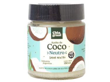 Aceite de coco neutro Chia Graal x200cc