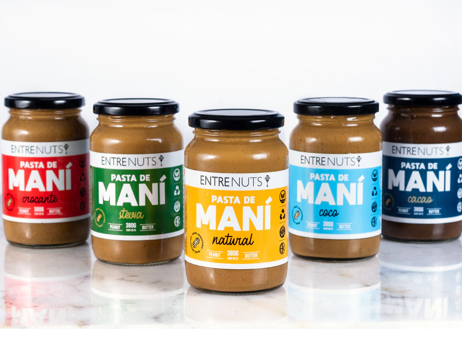 Entre nuts- Pastas de mani