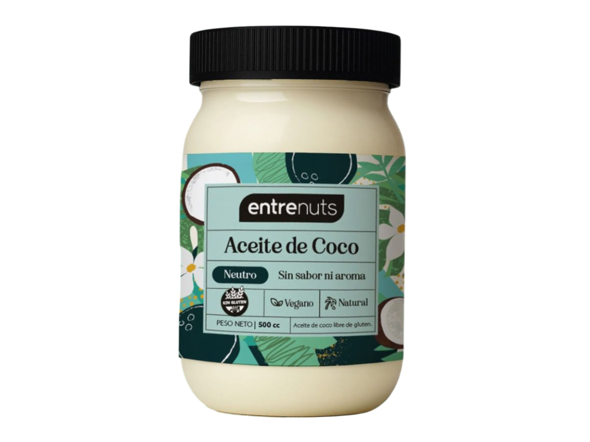 Aceite de coco neutro Entre Nuts x500cc