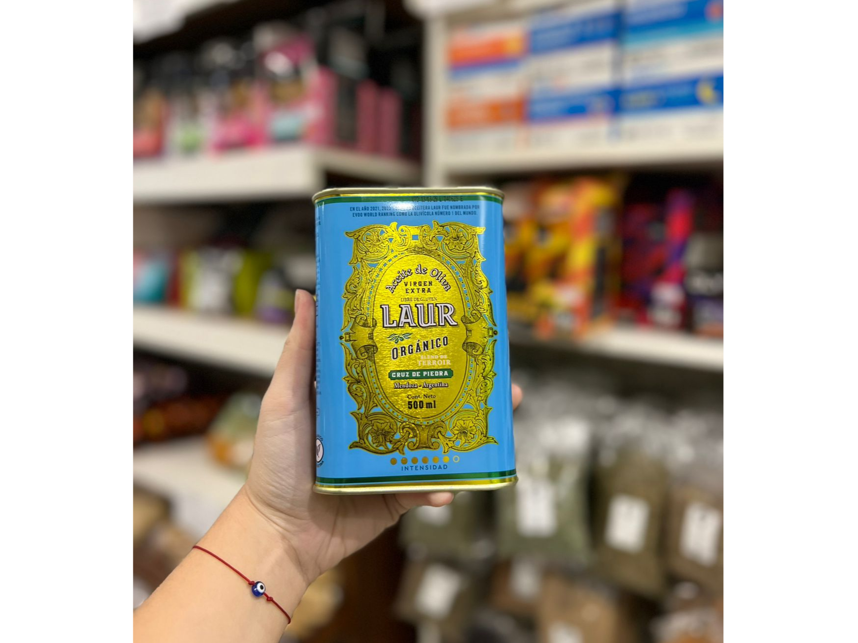 Aceite de Oliva Extra Virgen Organico Cruz x500ml Lata