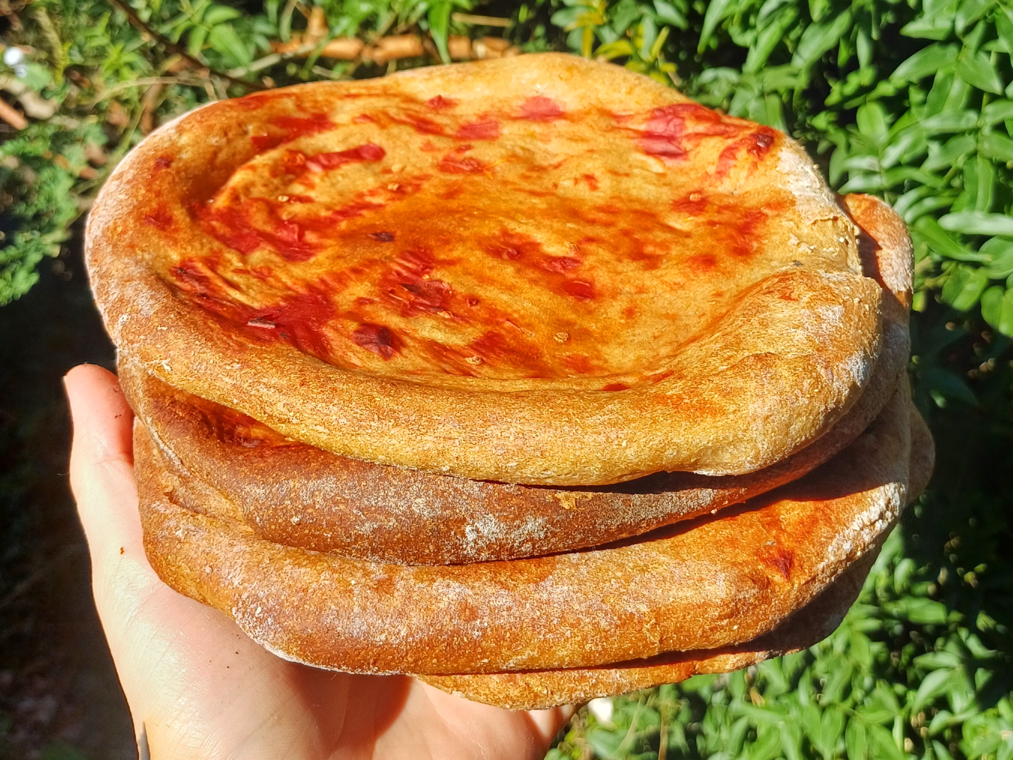 Prepizza individual 100% integral agroecológica