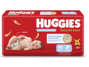 HUGGIES NATURAL P ( de3.5 kg a 6 kg)