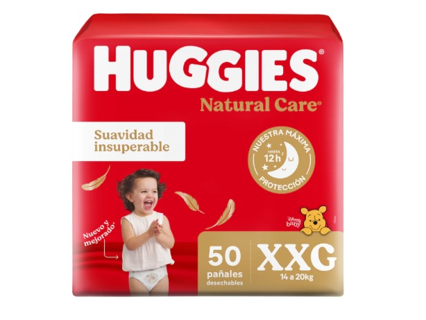HUGGIES NATURAL XXG ( de 14kg a 20kg)