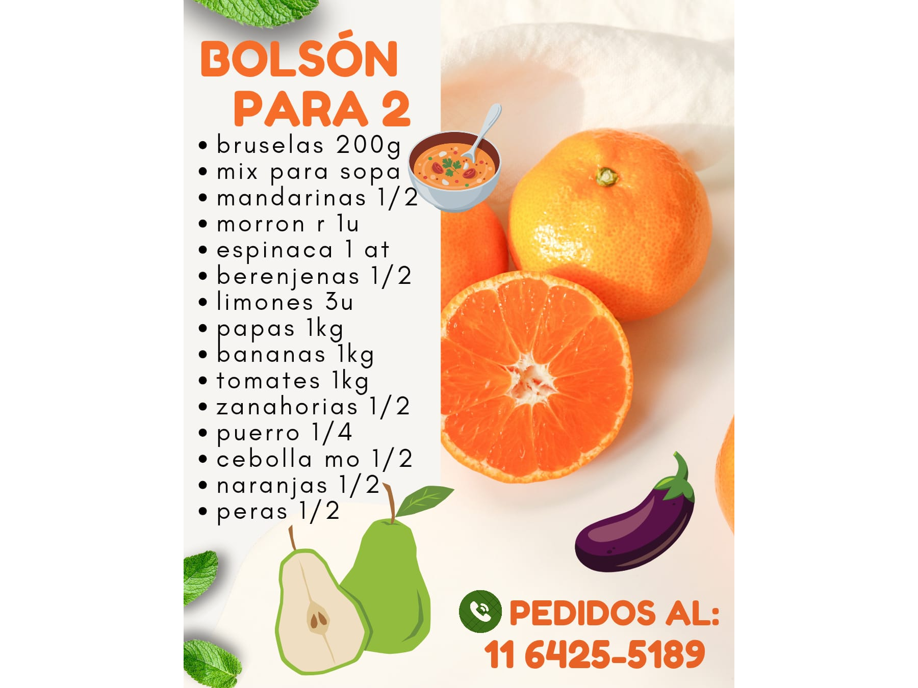 BOLSÓN PARA 2