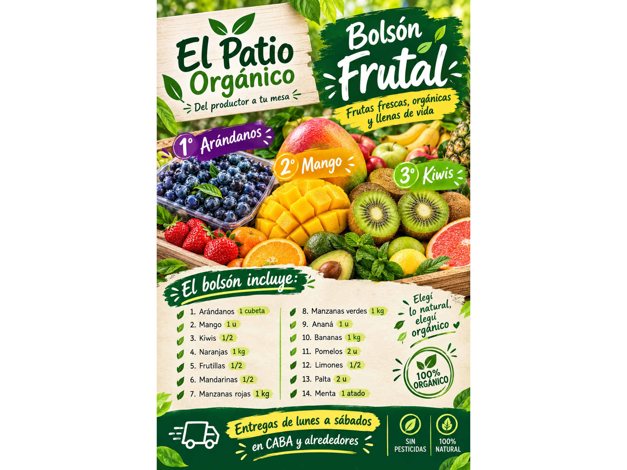BOLSON  FRUTAL