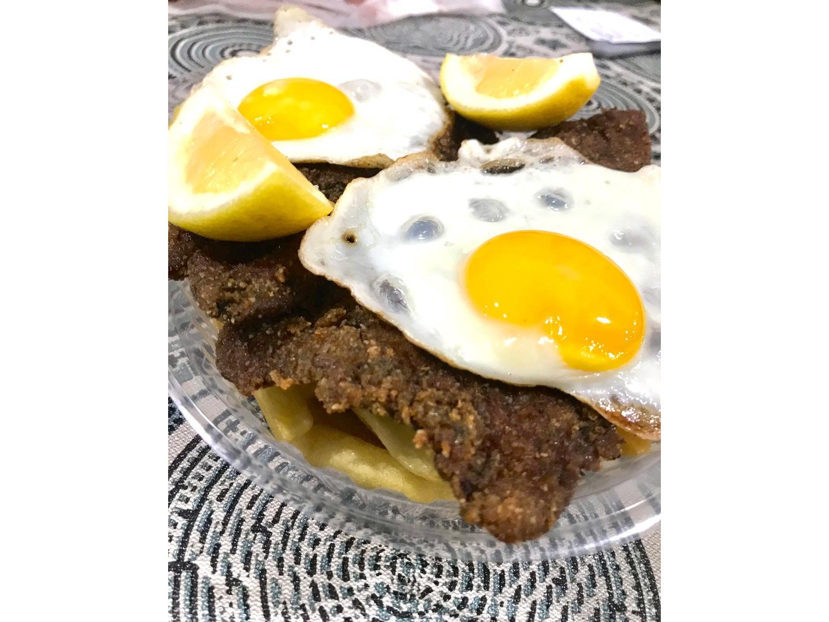 Milanesa a caballo
