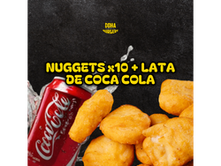 10 NUGGETS + 1 LATA GASEOSA