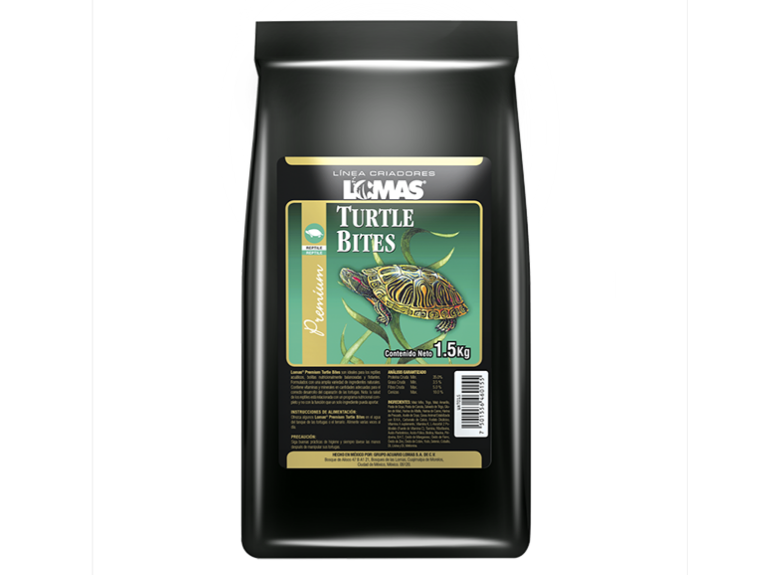 TURTLE BITES 1.5 KG. (WAT015)