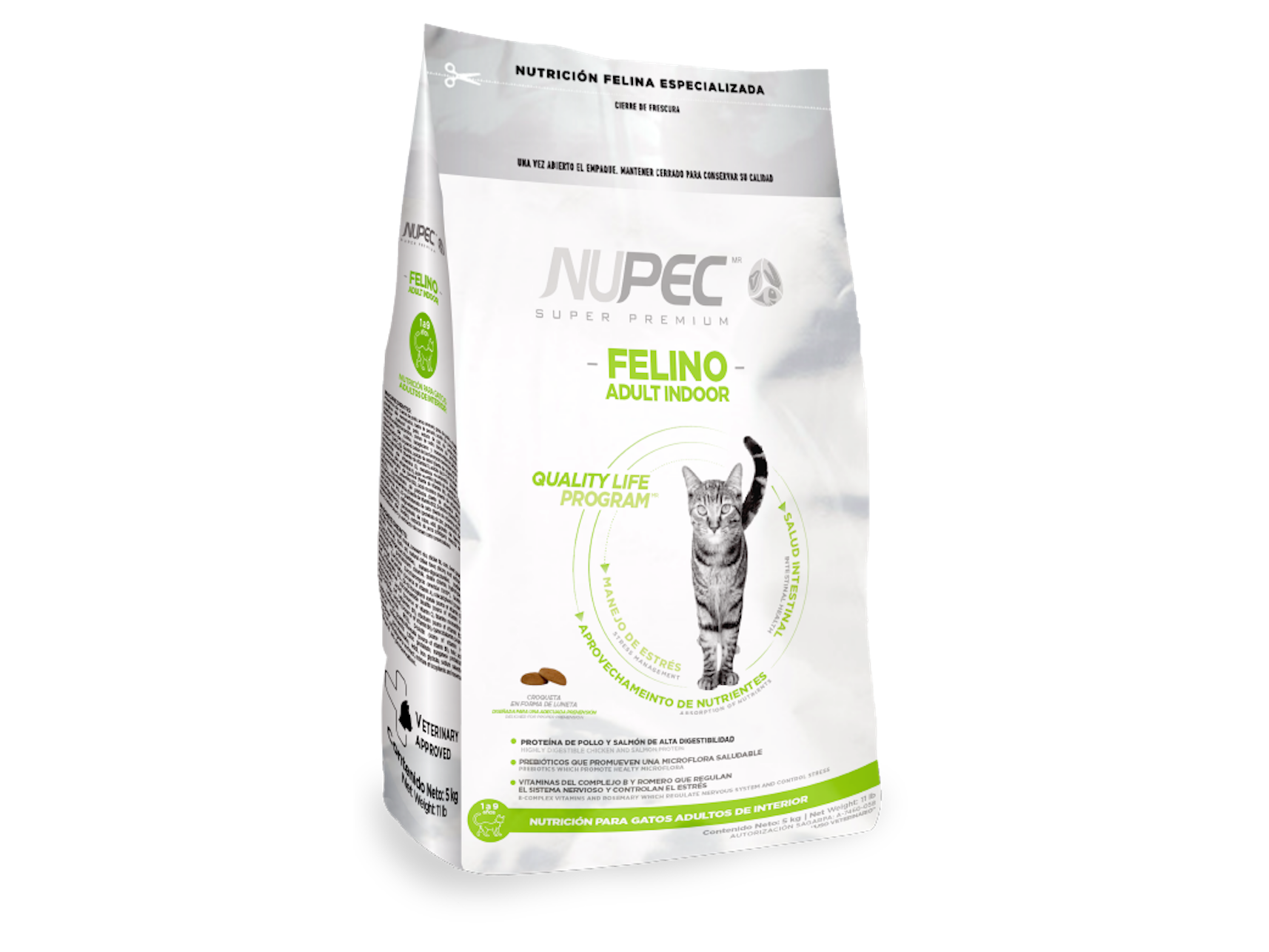 NUPEC FELINO ADULT INDOOR 3KG (NU0044)