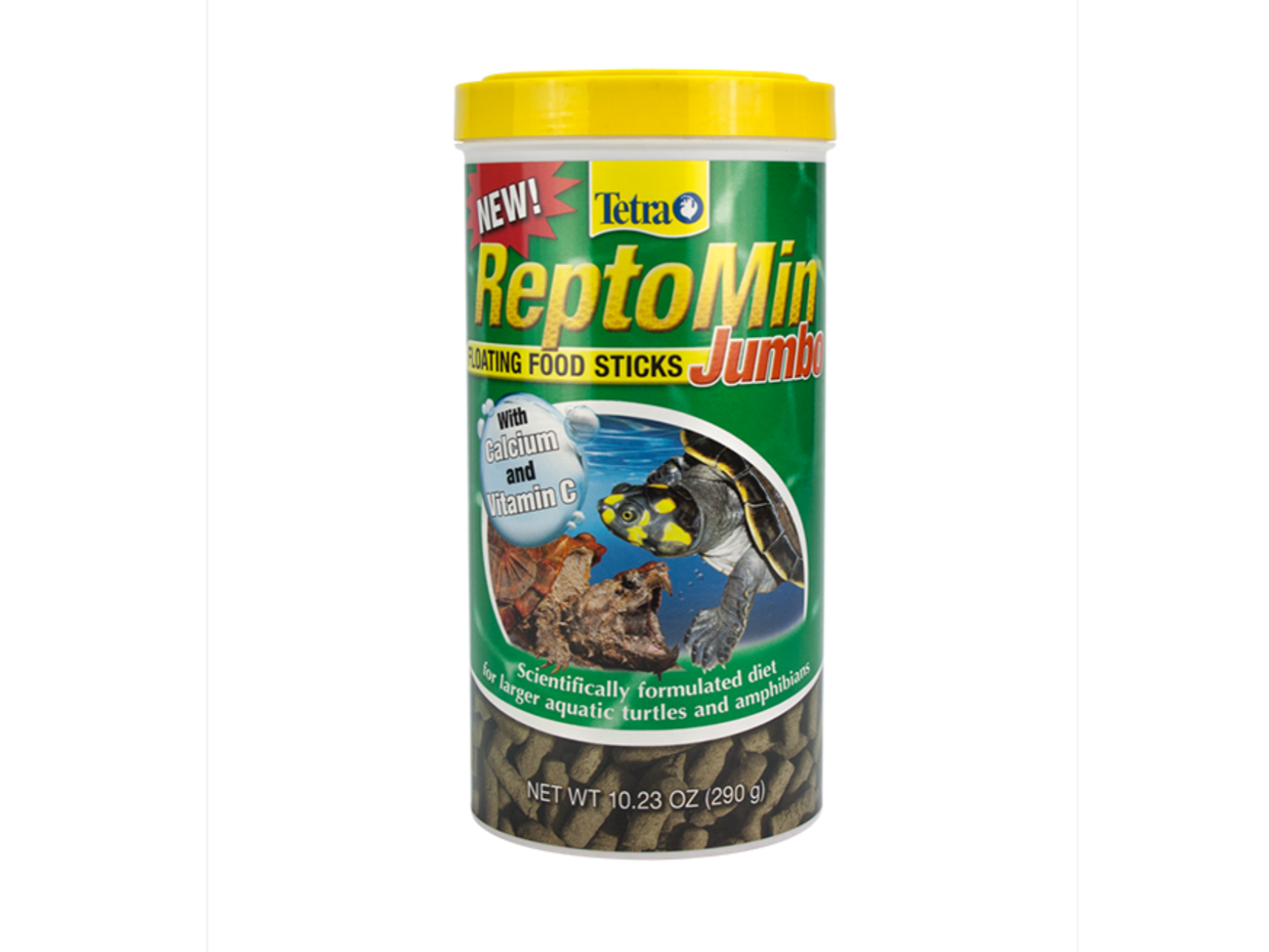 REPTOMIN FLOATING FOOD STICKS JUMBO 10.2 OZ (290 G).  (TE16604)
