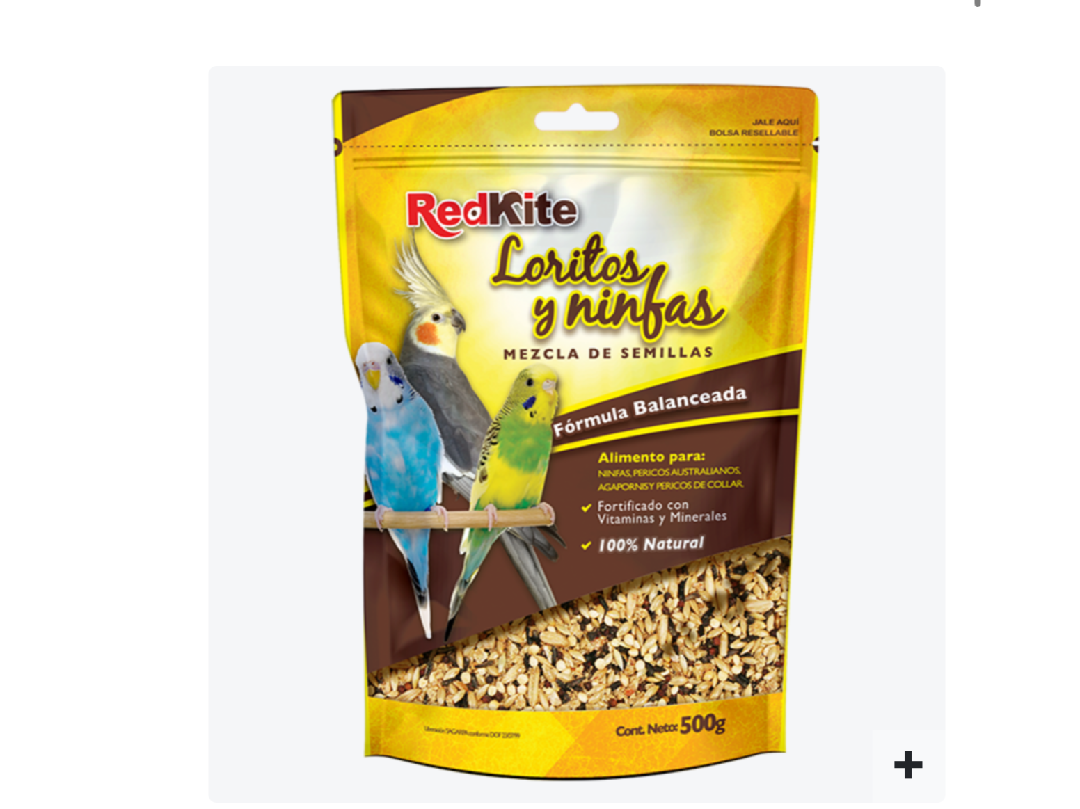 MEZCLA DE SEMILLAS P/LORITOS Y NINFAS 500 G. (FL4011)