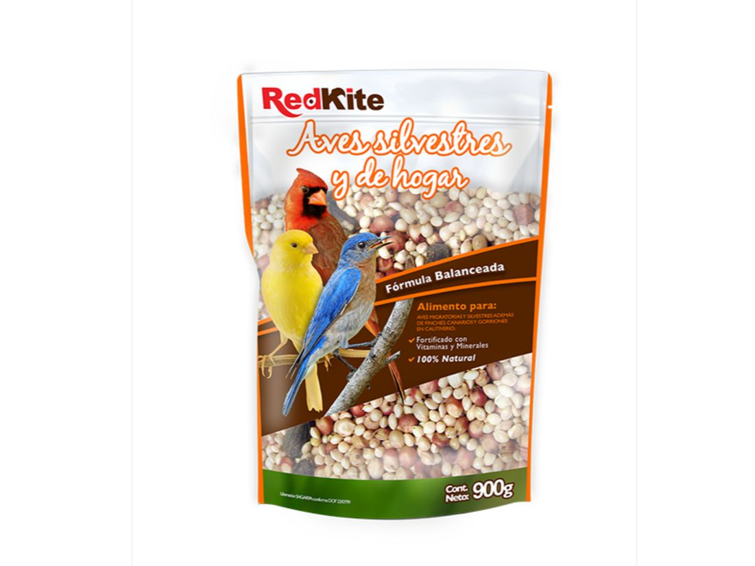 MEZCLA P/AVES SILVESTRES Y DE HOGAR 900 GR. (FL4015)
