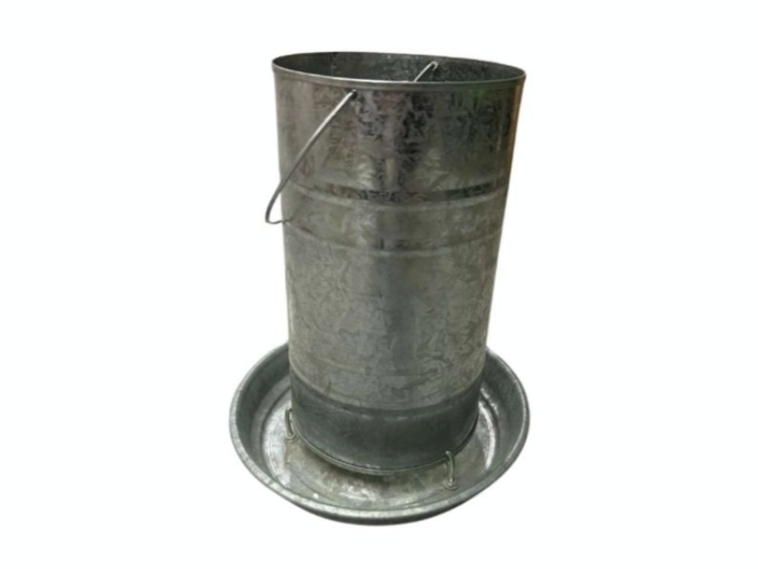 Comedero metalico tolva 5kg base metalica (1877)