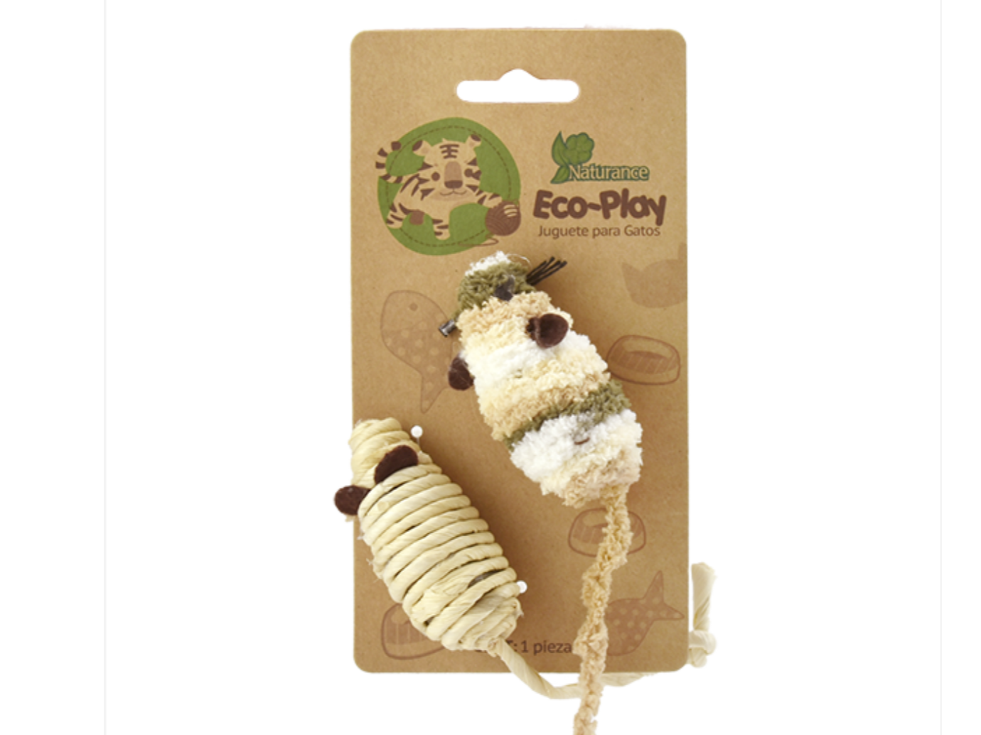 JUGUETE RATON ECOPLAY - 2 PZ. (FL8233)