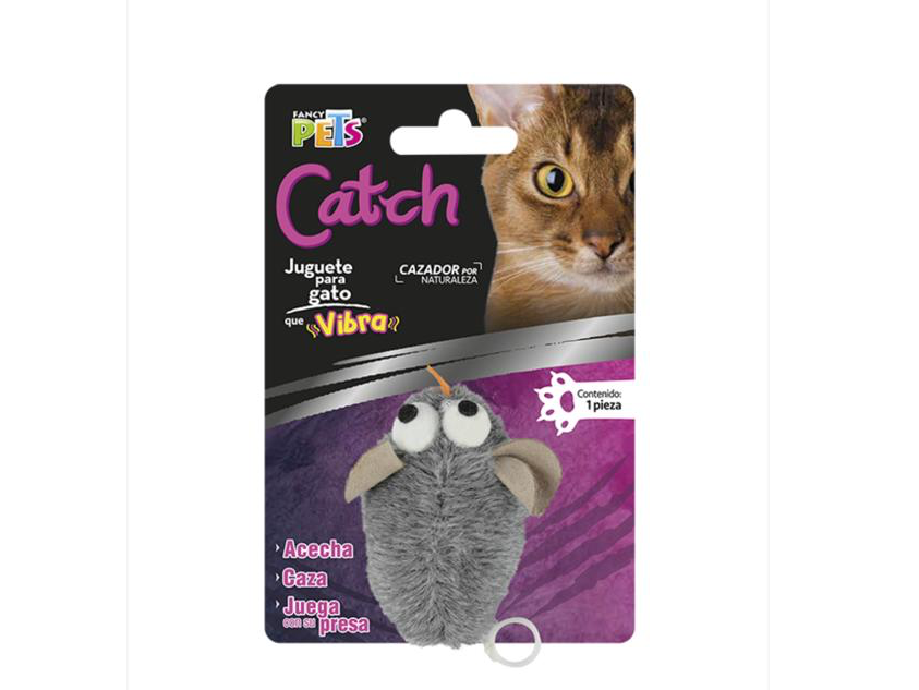 JUGUETE RATONCILLO VIBRO CATCH. (FL8272)
