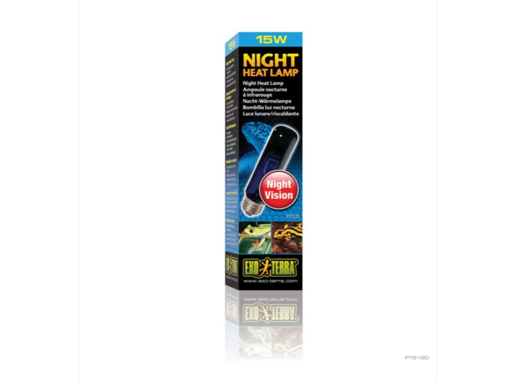 FOCO NIGHT GLO EXO-TERRA 15 W.  (HPT2120)