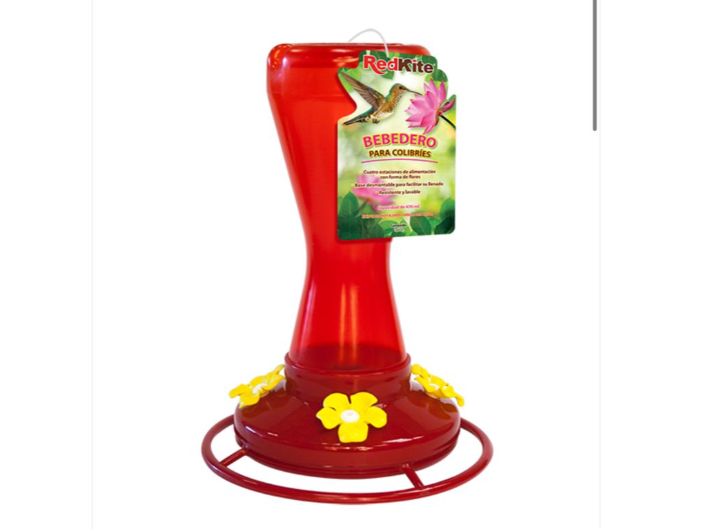 BEBEDERO ROJO P/COLIBRI 470 ML.   (FL9233)