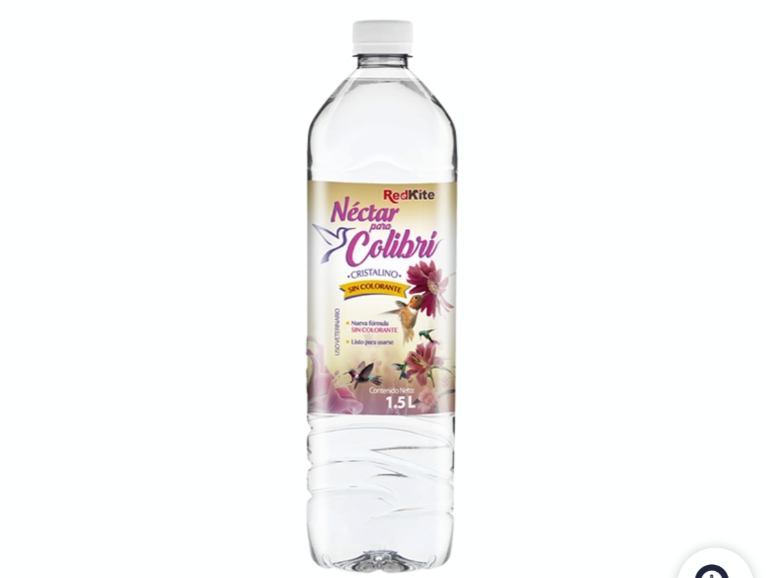 NECTAR LIQUIDO P/COLIBRIS 1.5 L SIN COLORANTE.  (FL9228)