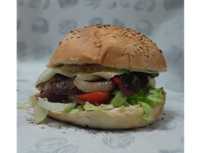 Hamburguesa funny de La Rositería