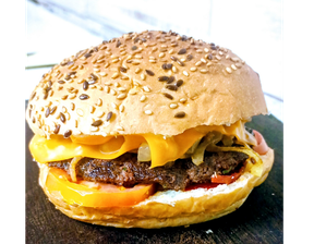 Hamburguesa de la casa de La Rositería