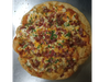Pizza de Muzza, cheddar y panceta