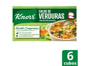 CALDO KNORR VERDURA X 6 UNID